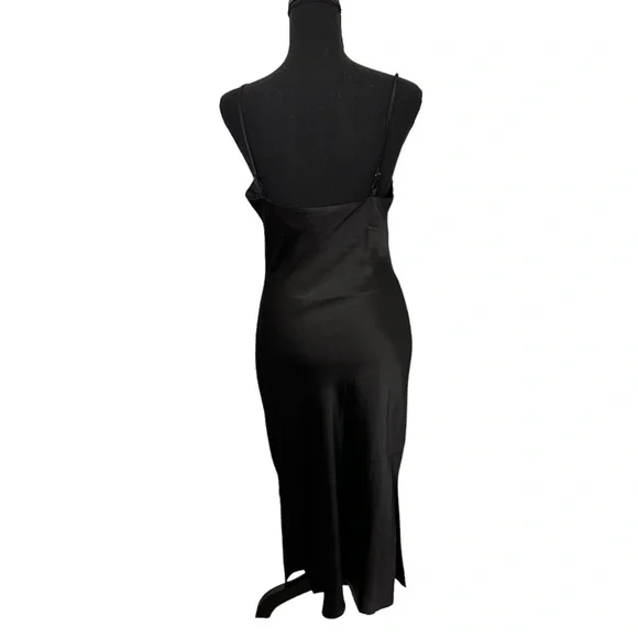 fitted waist maxi dress Summer Loose Fit Maxi Dress with Pockets Black / S